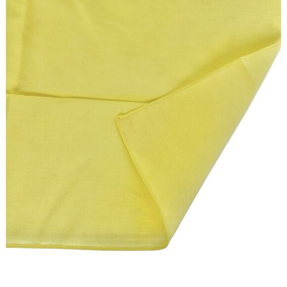 Yellow Cloth Dinner Napkins Set of 6 Bright Color Square 18 Inch Soft Fabric - Picture 6 of 7